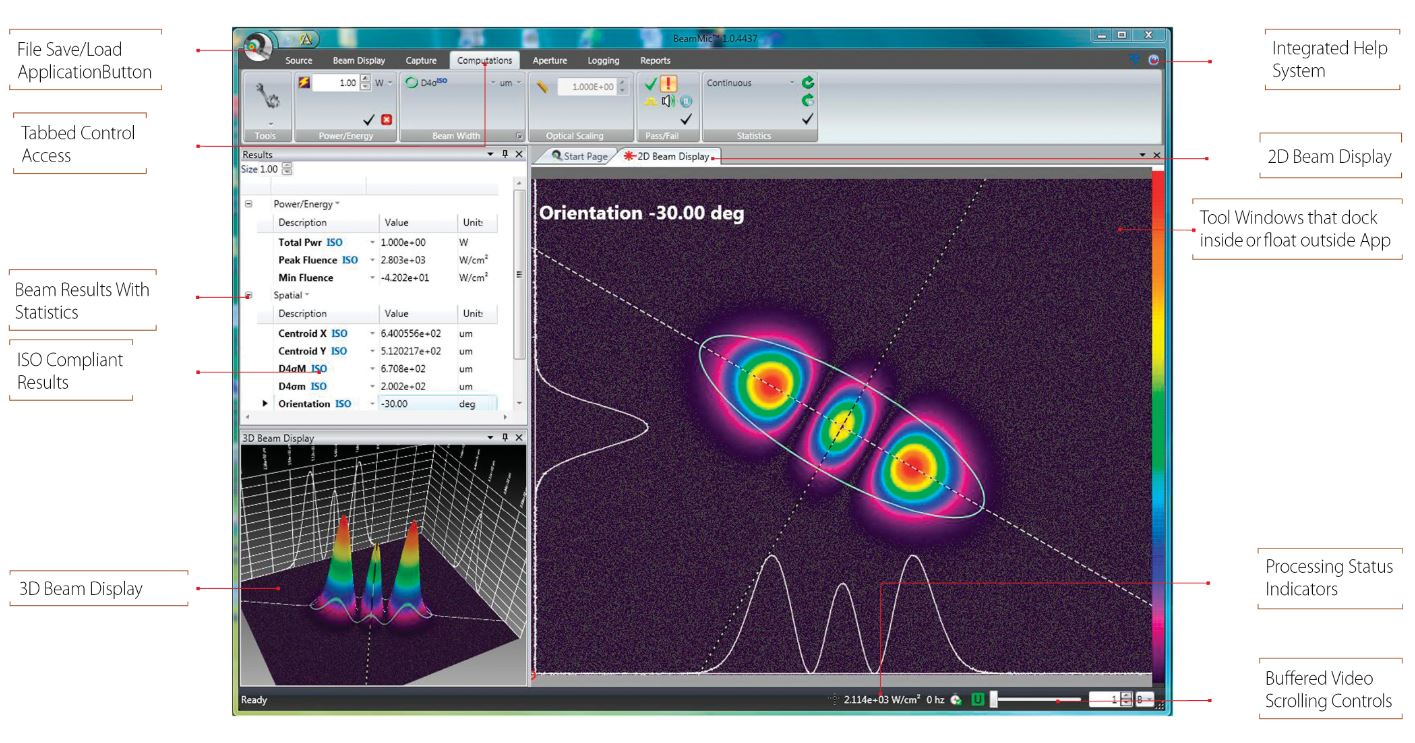 Ophir BeamMic Software